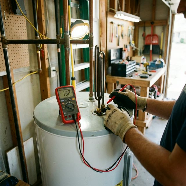 How to Test a Water Heater Element with a Multimeter